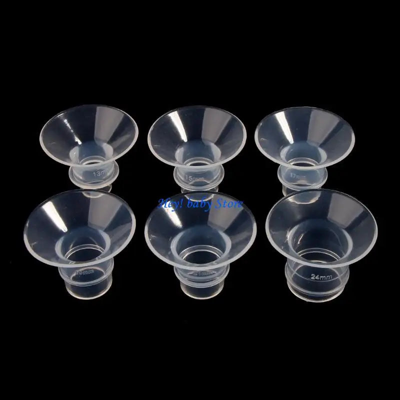 Silicone Breast Flange Inserts – 6 Sizes for Small Nipples
