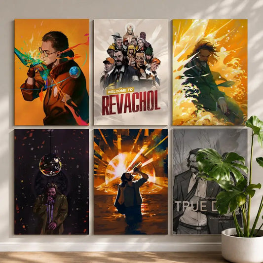 Game D-Disco ElysiumS Poster HD Self Adhesive Waterproof Wall Art Ideal for Home Office Dorm Bedroom Great Gift Peaceful Pleasures Health and Wellness