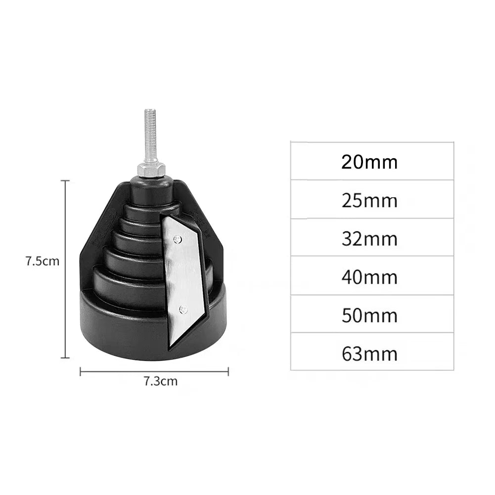 PE PVC PP Pipe Chamfering Deburring Tool – Reamer & Scraper