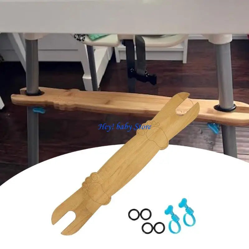 Baby High Chair Footrest Pedal | Round Corners & Rubber Rings