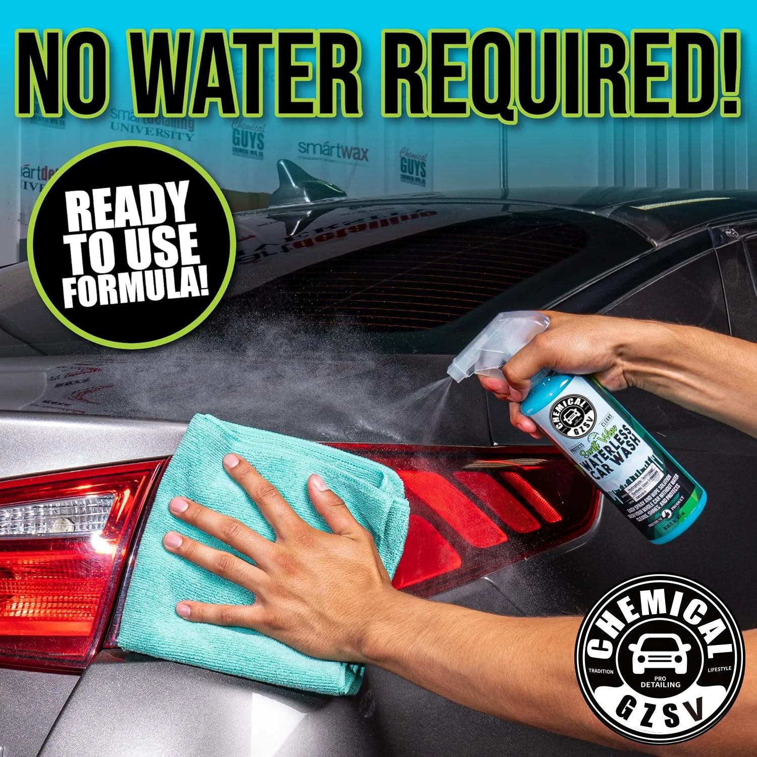 Chemical Swift Wipe Waterless Car Wash Safe for Cars Trucks Motorcycles RVs Peaceful Pleasures Health and Wellness