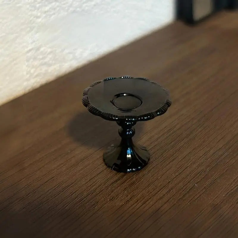 1:12 Miniature Cake Stand Retro Tray | Dollhouse Decor Prop