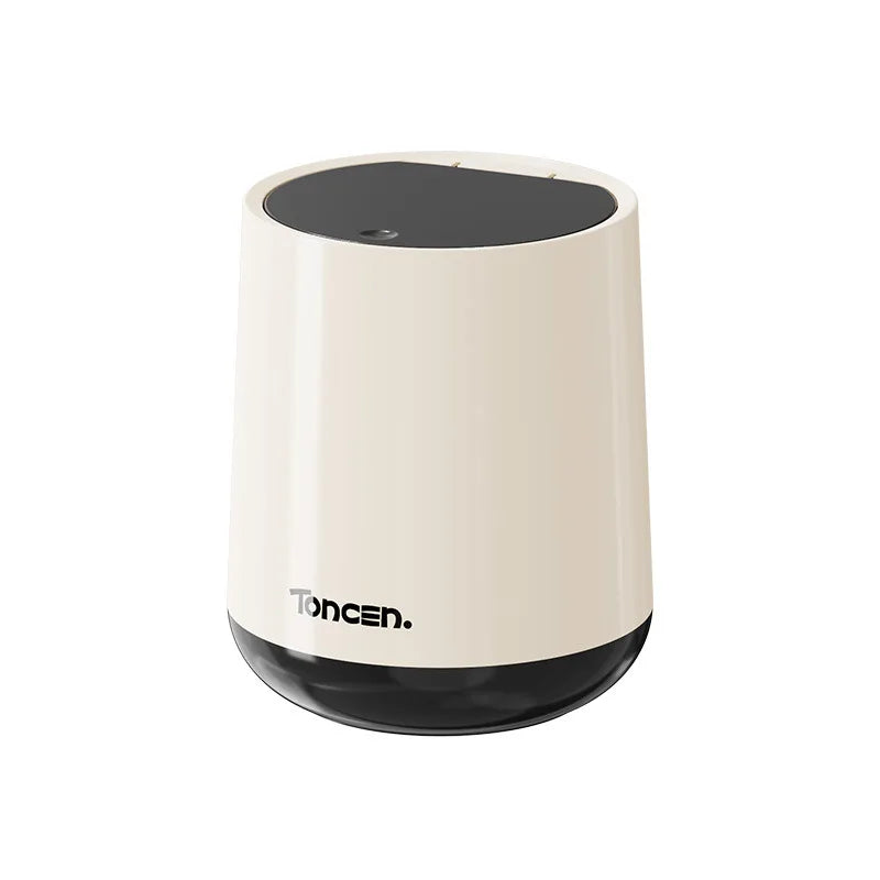 Press-Type Desktop Trash Can, Multi-Functional Covered Waste Bin for Office Bedroom & Living Room - Space-Saving & Odor Control Peaceful Pleasures Health and Wellness