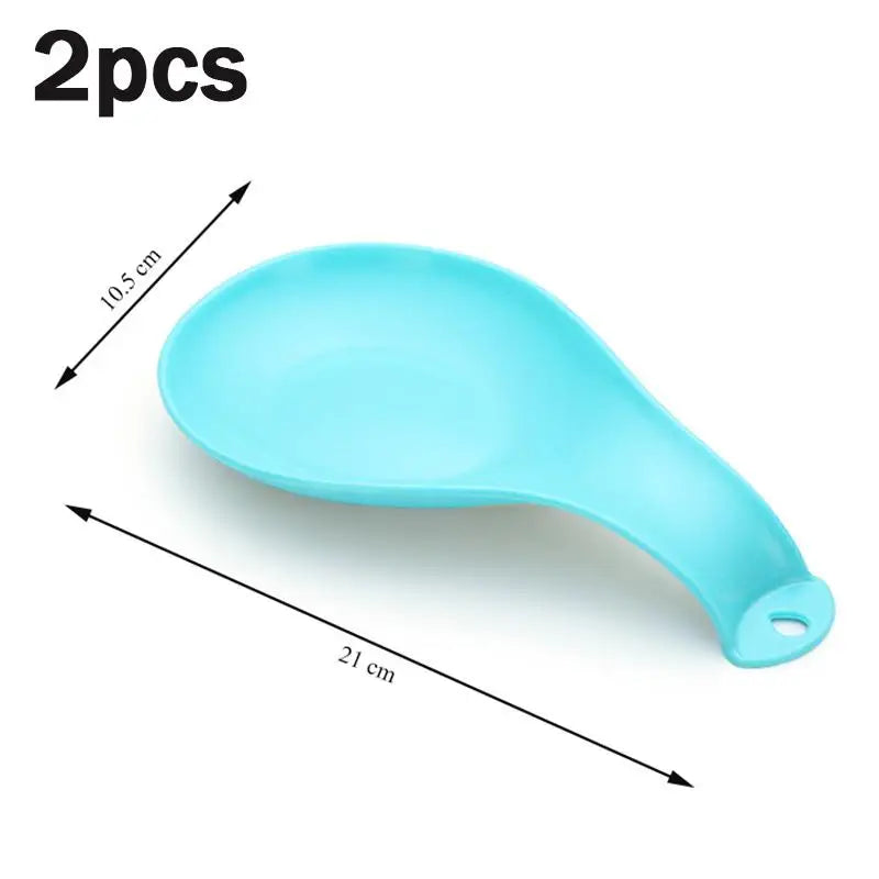 Large Ceramic Spoon Rest – Heat-Resistant & Dishwasher Safe Ceramic Spoon Rest Peaceful Pleasures Health and Wellness Blue