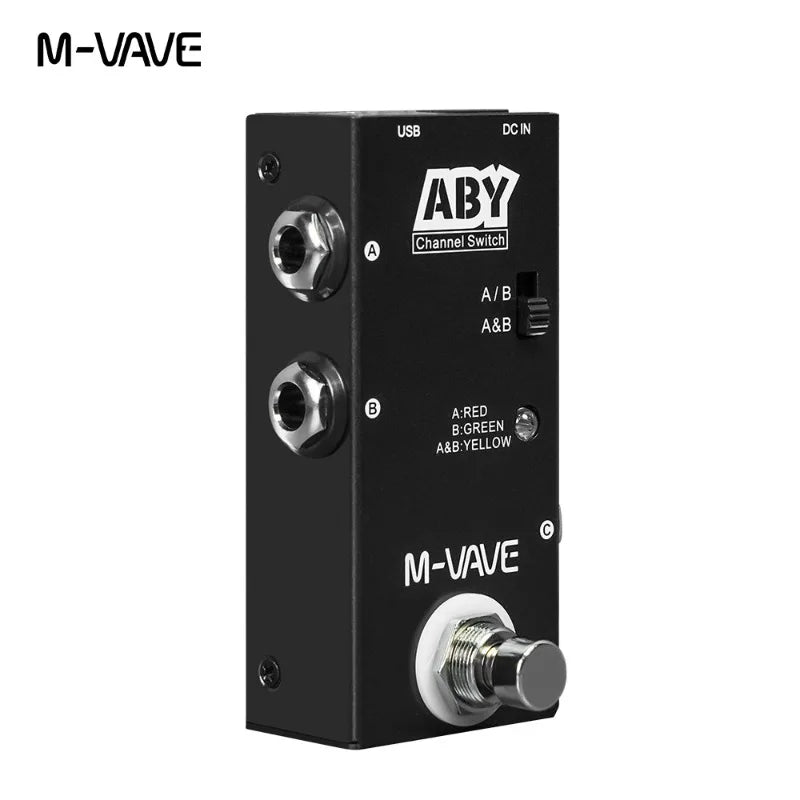 M-VAVE ABY Line Selector AB Switch Mini Guitar Effect Pedal True