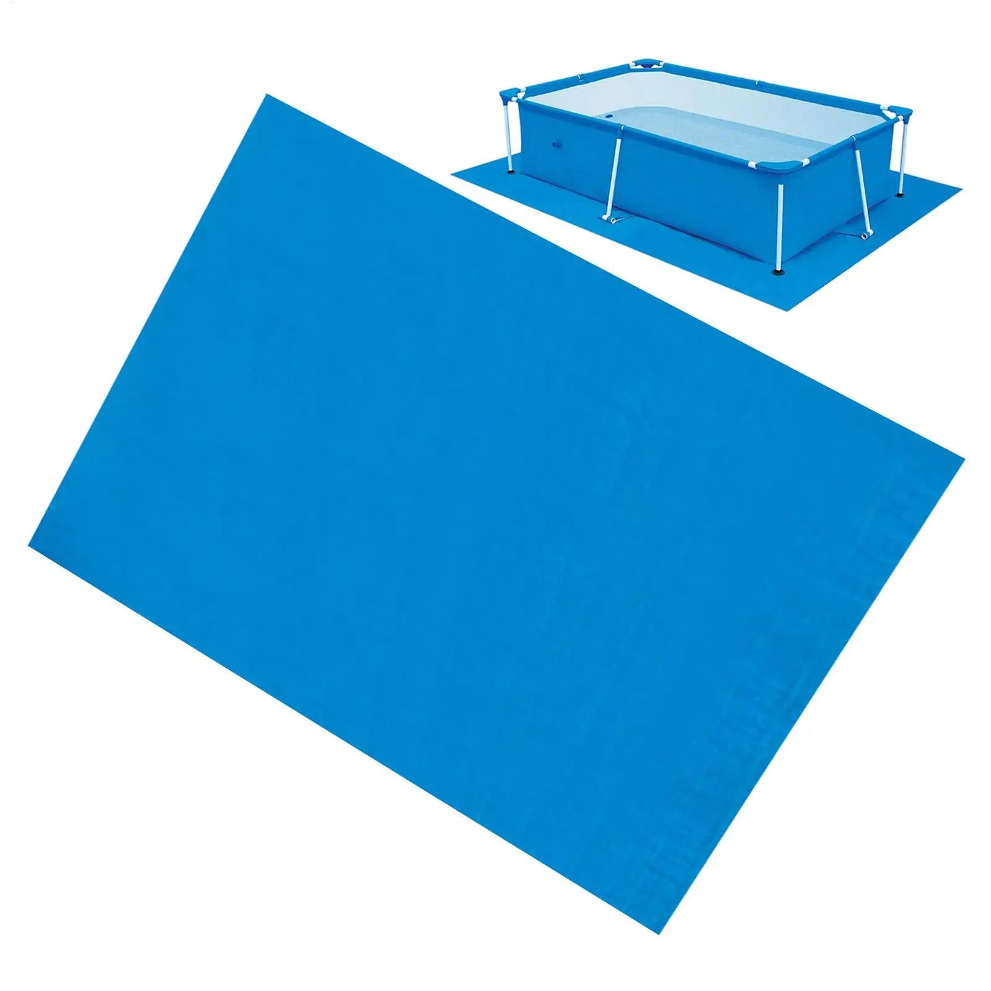 Heavy Duty Tear Resistant Pool Liner Pad Protective Pool Cushion Ground Cloth For Outdoor Pool Backyard Camping Commercial Peaceful Pleasures Health and Wellness