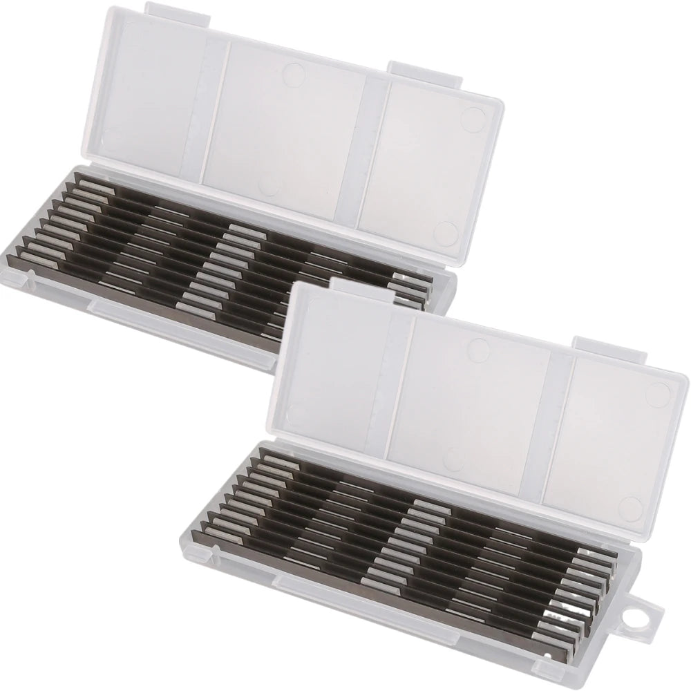 10PCS 82mm HSS Planer Blades Knives for Bosch DeWalt Metabo Makita Trend and Elu Woodworking Power Tools Accessorie 3-1/4" Peaceful Pleasures Health and Wellness 2 Box