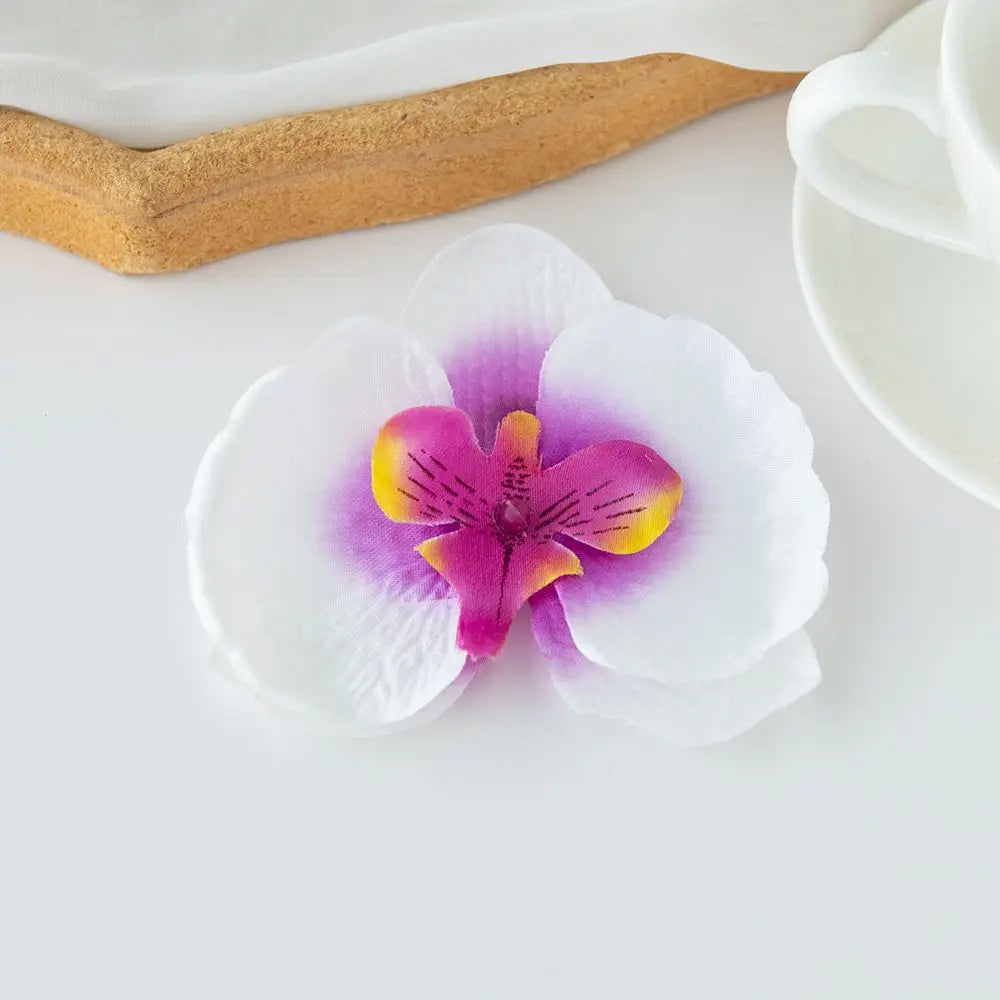 Silk Orchid Artificial Flowers 20/40pcs | Wedding & Home Decor