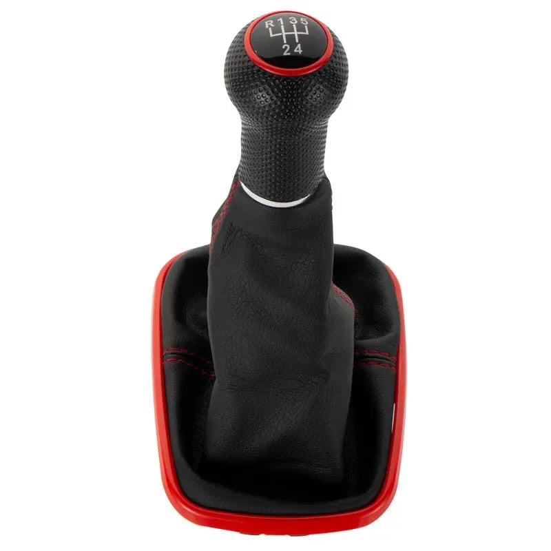 5/6 Speed Gear Shift Knob For Volkswagen VW MK4 Golf 4 IV GTI R32 1999-2005 Jetta Bora 1999-2004 Blue Frame Gaitor Boot Peaceful Pleasures Health and Wellness 5 speed red