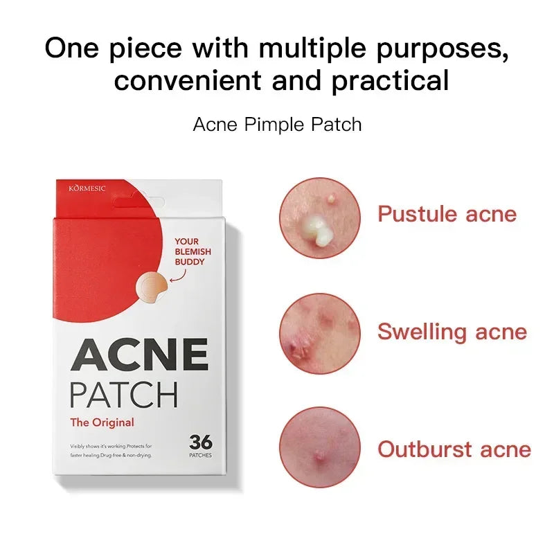 Hydrocolloid Acne Patches - Invisible Pimple Spot Treatment Peaceful Pleasures Health and Wellness