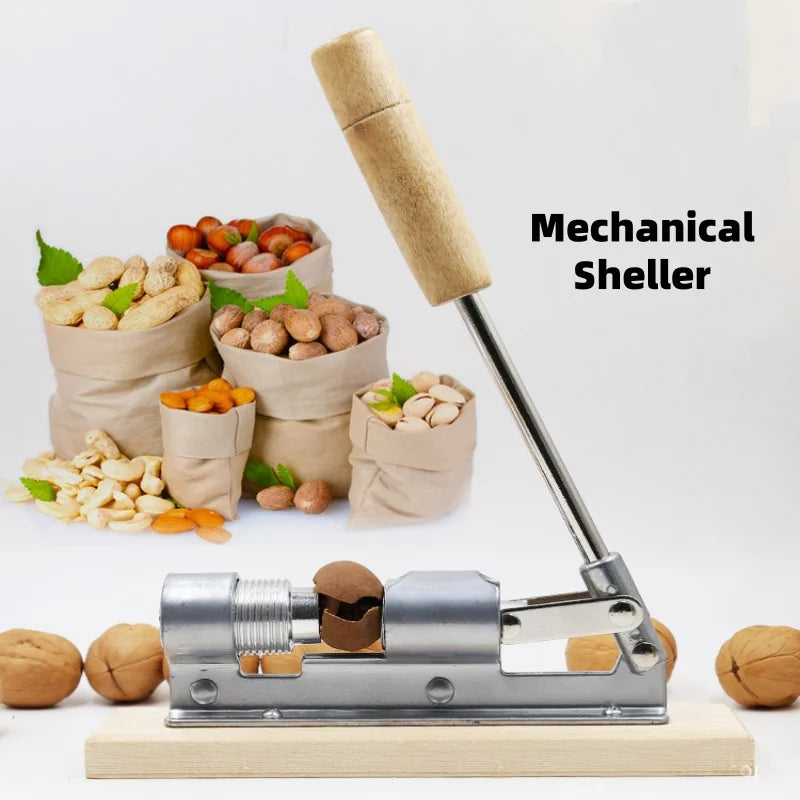 Stainless Steel Manual Nut Cracker – Walnut, Pecan & Filbert