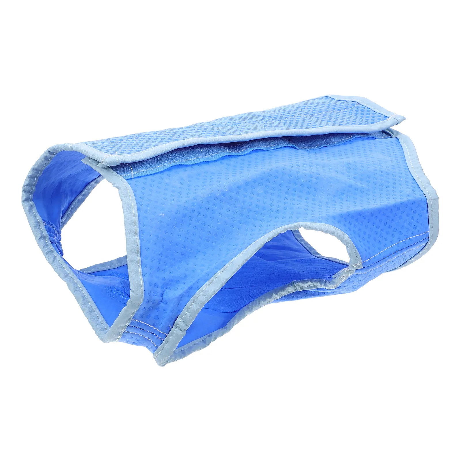 Dog Cooling Vest Ice Mesh Harness Size S Blue Superior Pva Lightweight Breathable Washable Reusable Cooling Shirt for Dogs Peaceful Pleasures Health and Wellness