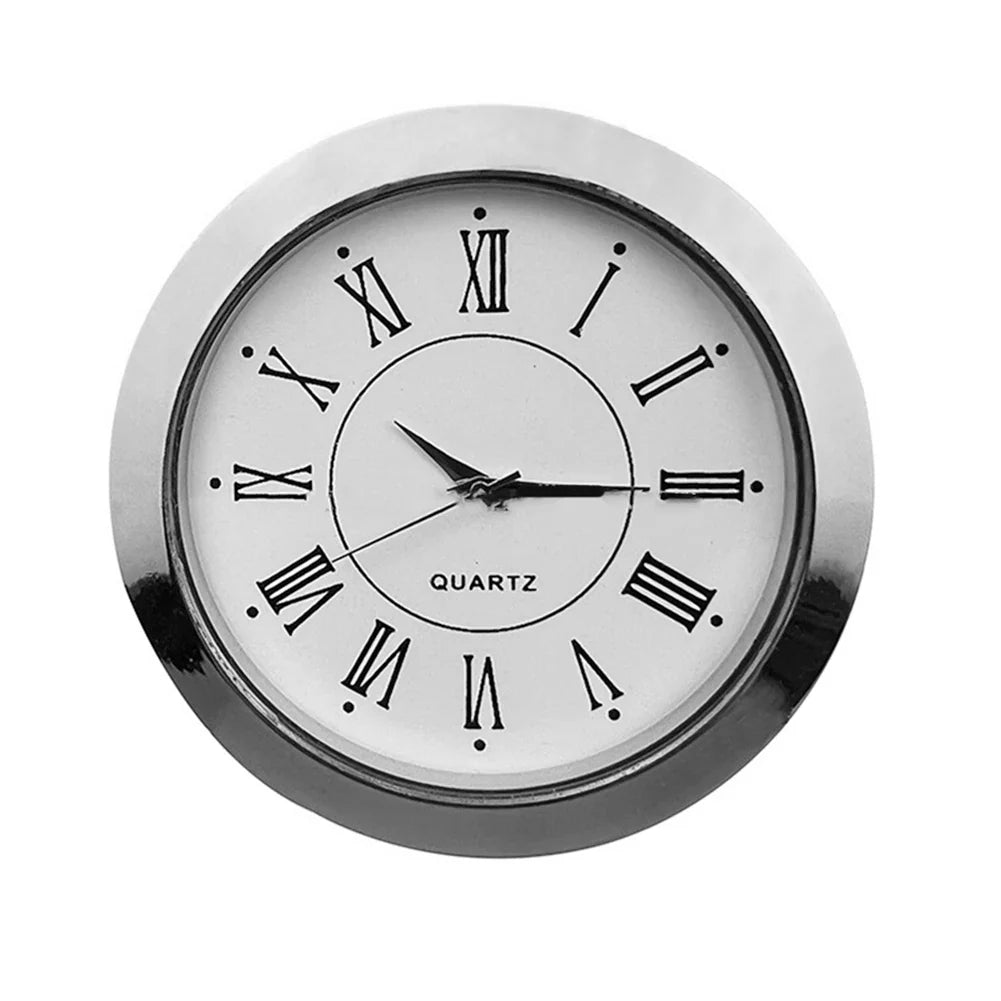 55mm Round Quartz Clock Insert – Arabic & Roman Numerals DIY