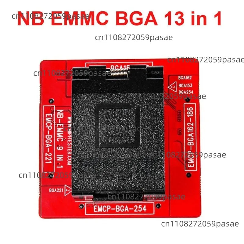 eMMC BGA 13-in-1 Socket Adapter Set | BGA100–BGA529