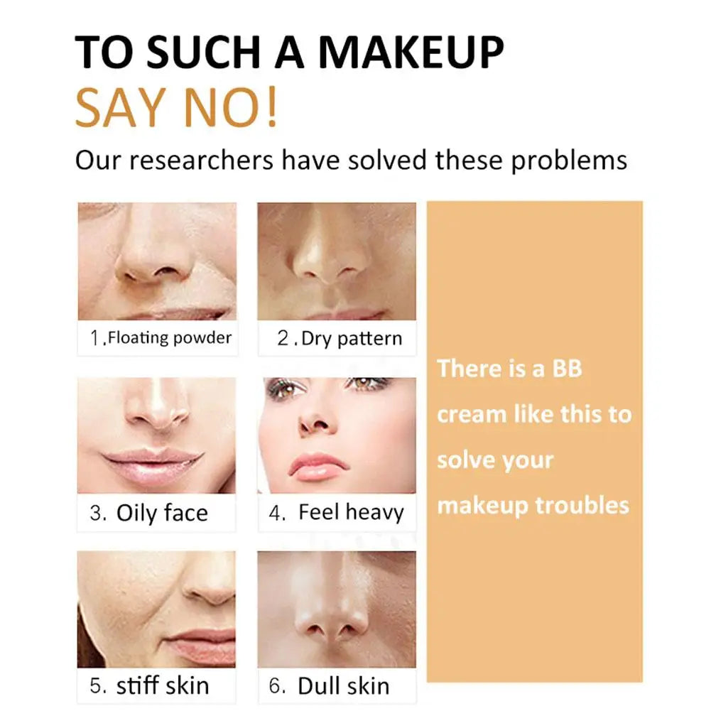 Air Cushion BB Cream Foundation & Concealer – Hydrating Oil-Control