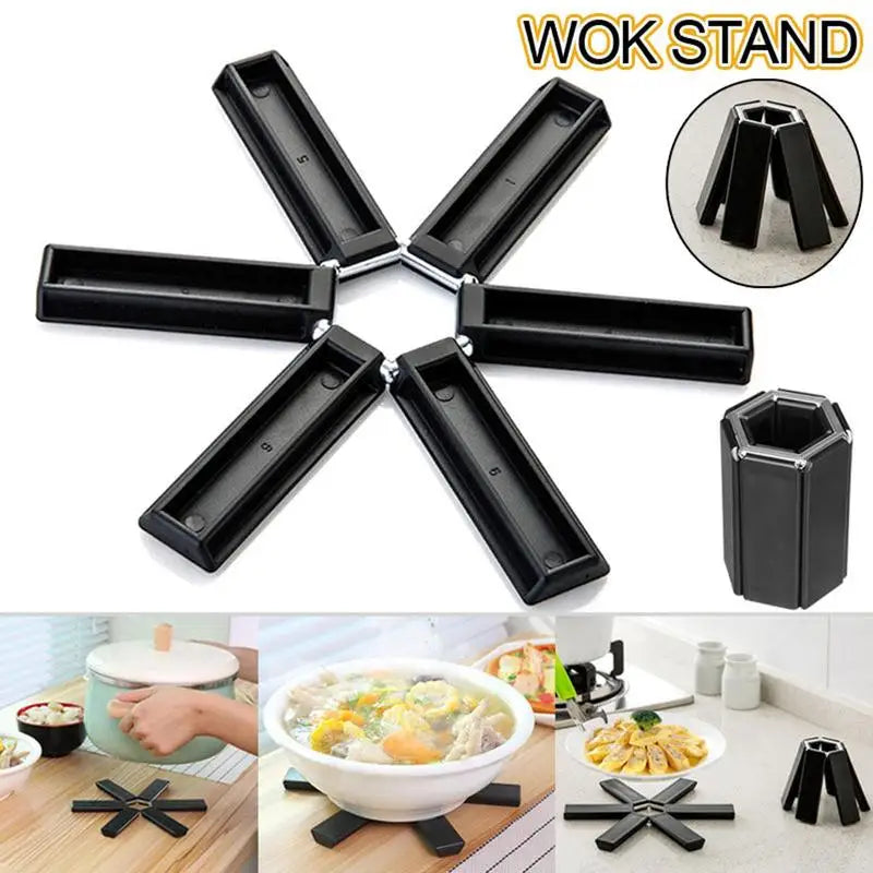 Foldable Expandable Trivet & Heat Insulation Mat | Non-Slip, Hanging Hole – Pot Pad & Placemat