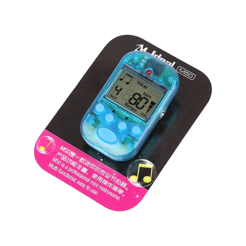 Mix M50 Mini Electronic Metronome Piano Guitar Guzheng Violin Rhythm