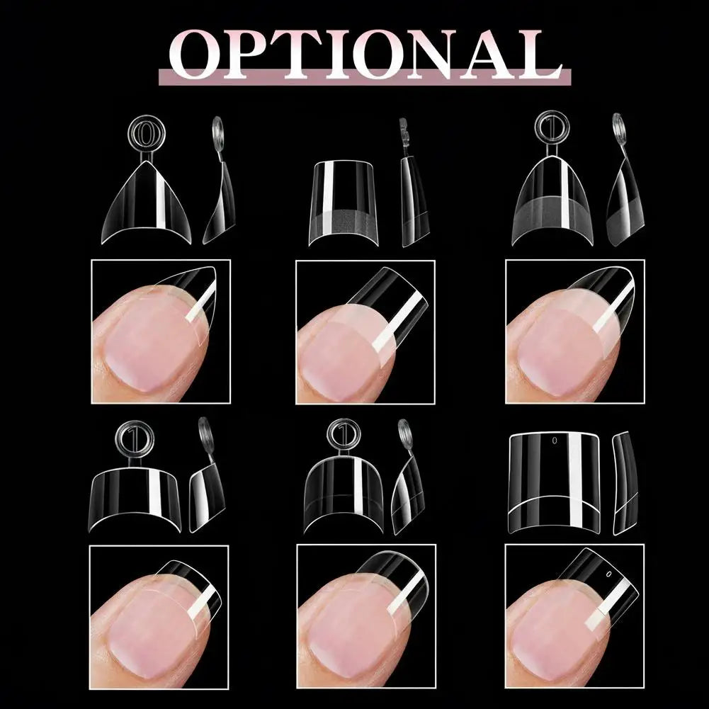 120pcs Almond Fake Nails Half Matte Pre-Buff Gel Tips 12 Sizes Press-On Nail Tips Peaceful Pleasures Health and Wellness