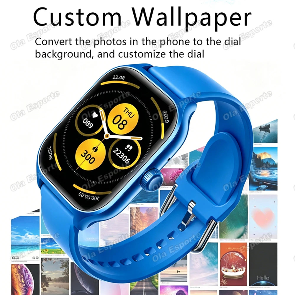 2026 New Men's Smart Watch Women's Gift Heart Rate Blood Oxygen Sports Fitness Watch Electronics Bluetooth Call Smartwatch HW12 Peaceful Pleasures Health and Wellness