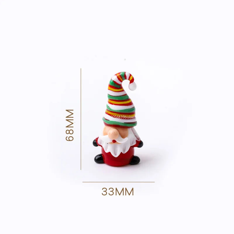 Glass Crystals Christmas Tree Figurine Statue Table Ornaments Christmas Tree Miniature Mini Handmade Crystals Ornaments decor Peaceful Pleasures Health and Wellness