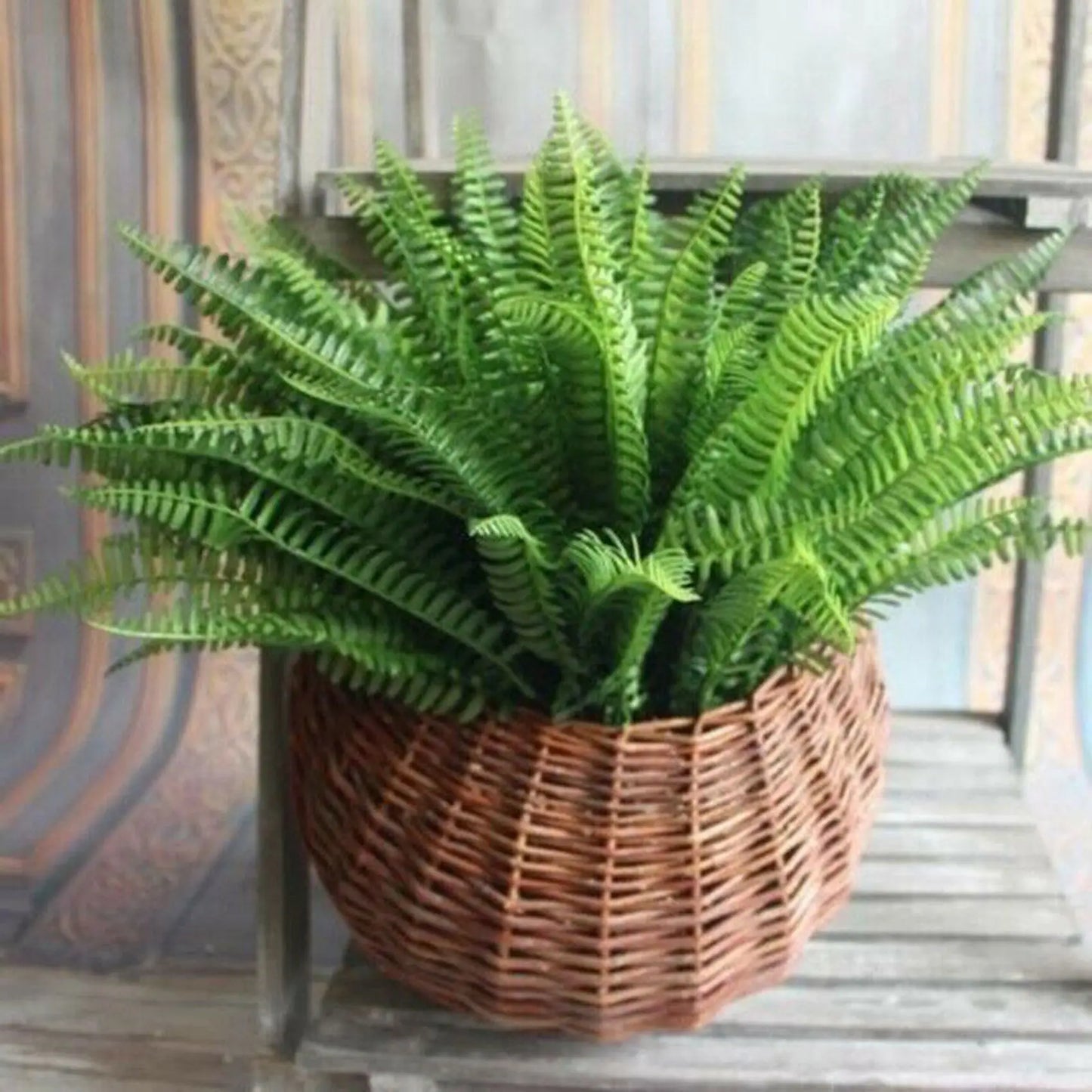 20-Pack Artificial Boston Fern Bush Silk Plant | Fake Greenery