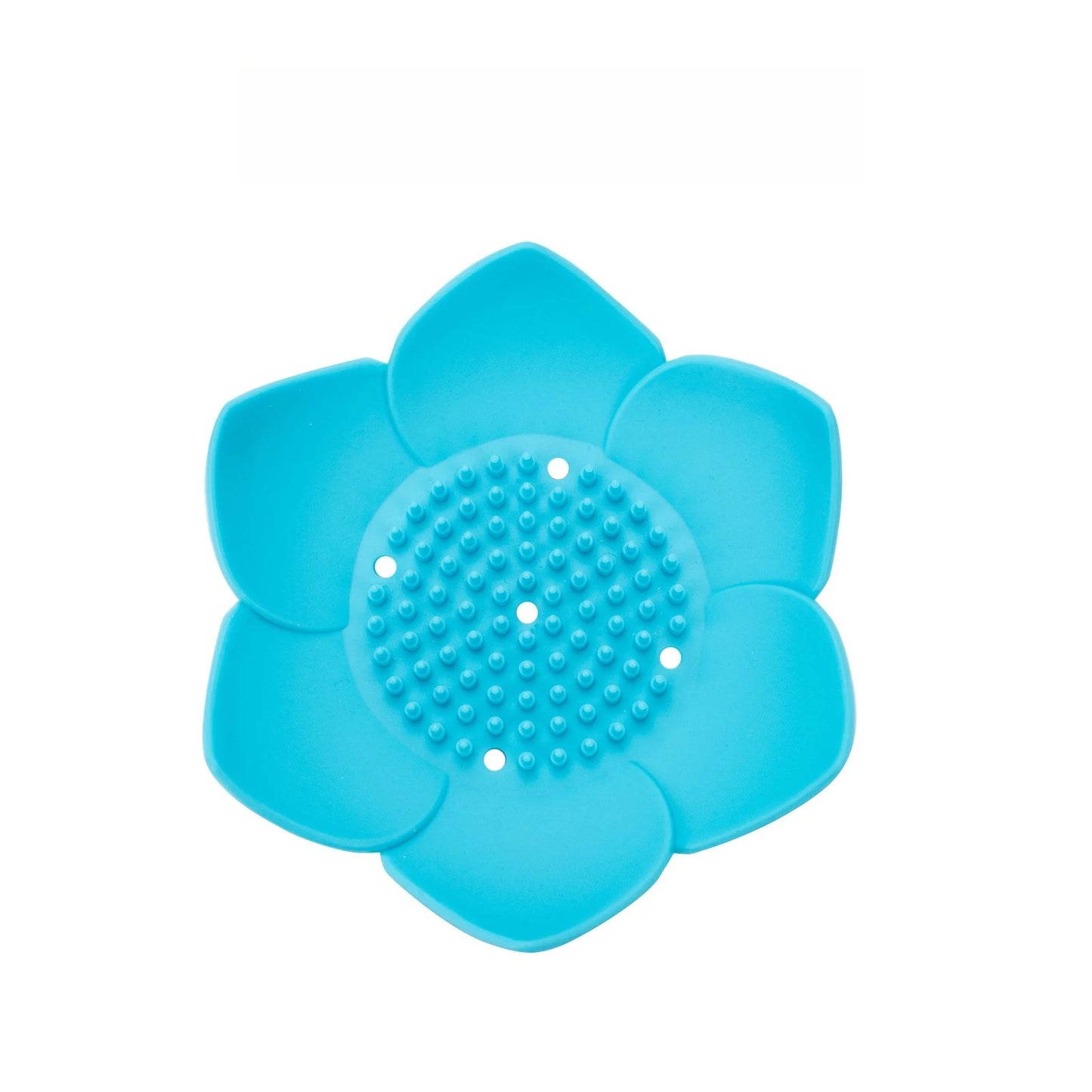Lotus Silicone Soap Dish with Drainage | Bathroom Soap Holder