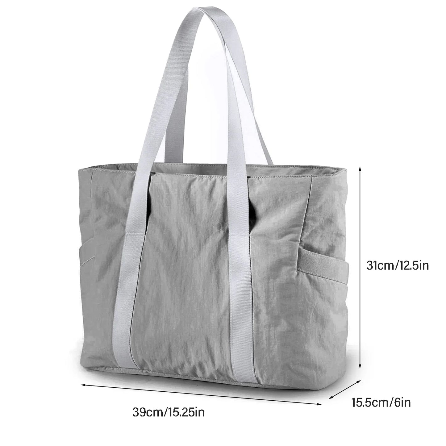 Lightweight Carry On Gymbag Nylon Cloth Crossbody Bag Top-Handle Bag for Gyms Weekend Getaway Peaceful Pleasures Health and Wellness