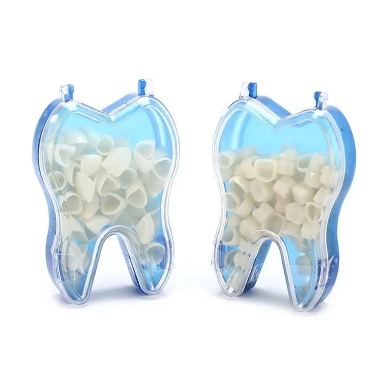 50pcs Dental Temporary Crown Teeth Anterior Posterior Dentist Materials Dental Tools Dentistry Equipment Peaceful Pleasures Health and Wellness