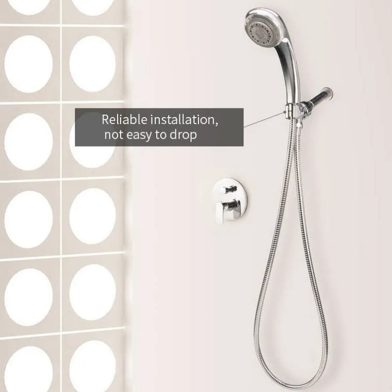 G1/2" Three-Way Shower Diverter Swivel Ball Bracket Mount