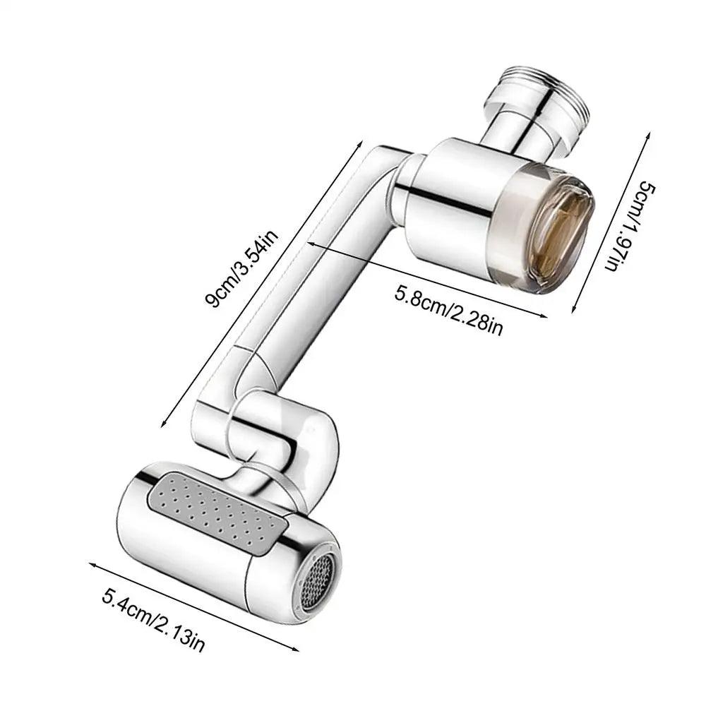 4-Mode Rotatable Faucet Extender | Facial Mist & Water Filter Faucet Extender Peaceful Pleasures Health and Wellness White China Mainland