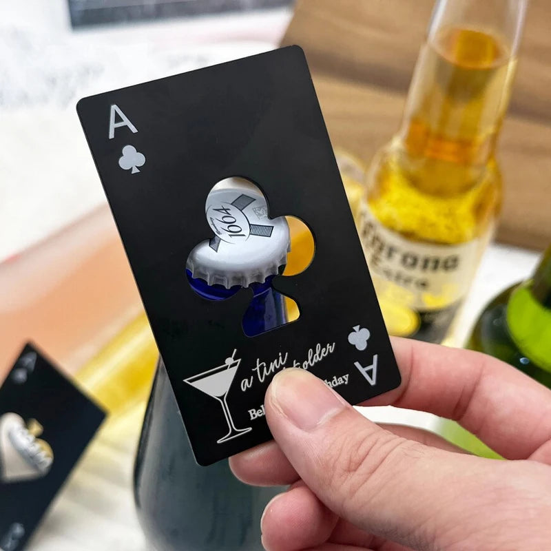 Personalized Engraved Metal Bottle Opener | 30th Birthday Gift