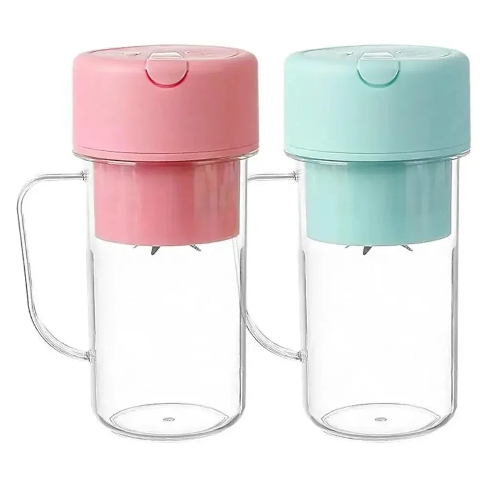 Portable USB Rechargeable Electric Juicer Cup 300ml With Straw Fruit Blender For Smoothie Shakes Home Outdoor Office Peaceful Pleasures Health and Wellness