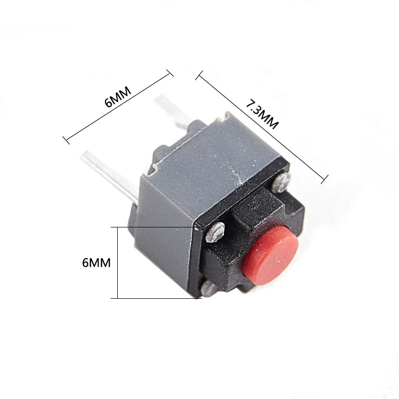 10-Pack Kailh Silent Micro Switch 6×6×7.3mm Mouse Button
