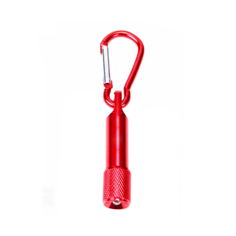 Mini LED Keychain Flashlight | Aluminum Carabiner Clip Torch