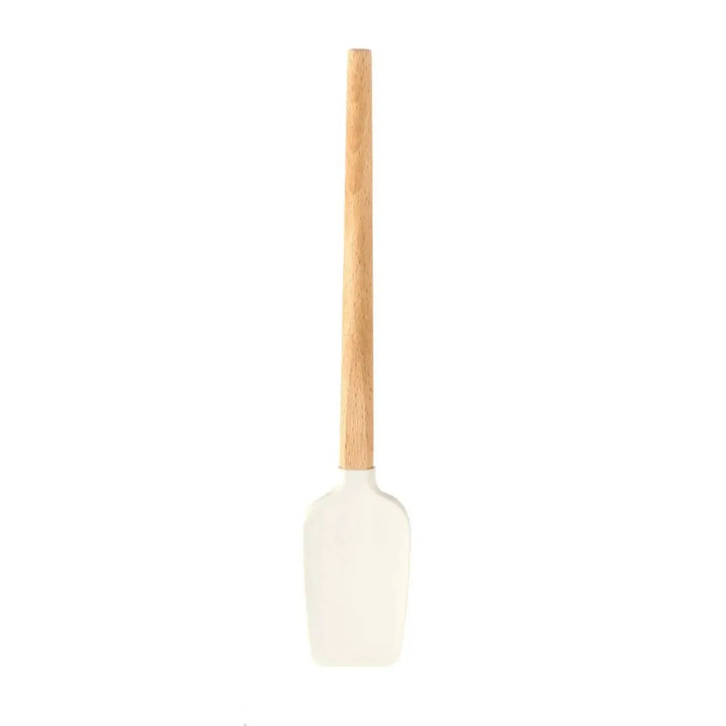 Kitchen Butter Scraper Baking Tools Mixer Spatula for Pastry and Pastry Accessories White Chocolate Wooden Handle Cake Utensils Peaceful Pleasures Health and Wellness 32x6cm