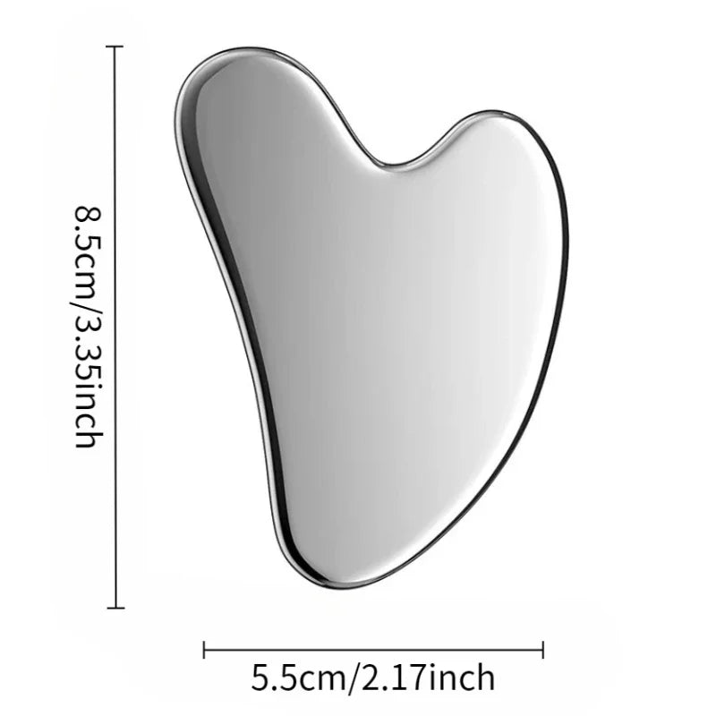 Dolphin Gua Sha Tool | Stainless Steel Facial Massage Board Gua Sha Facial Tool Peaceful Pleasures Health and Wellness