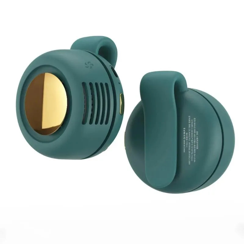 Clip-On USB Mini Bladeless Fan | 3-Speed Portable Travel Fan