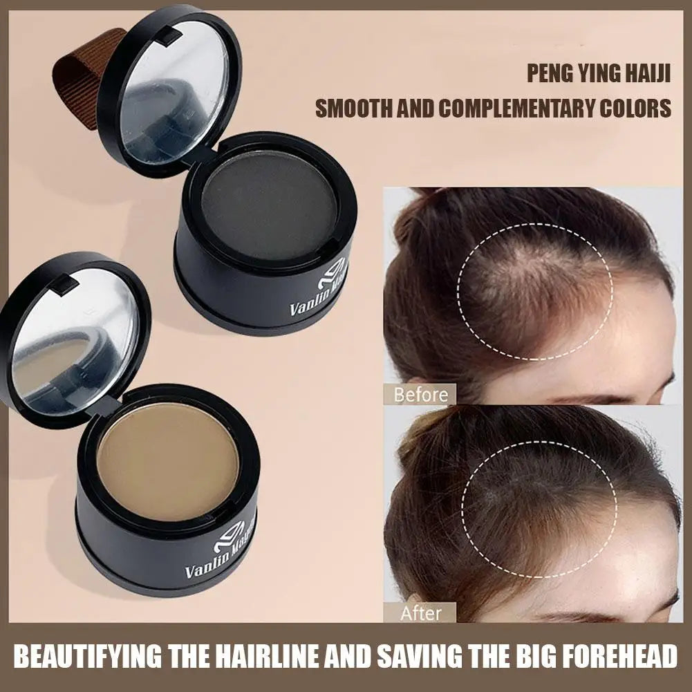 Hairline Contouring & Repair Powder – Waterproof Forehead Shadow Powder with Puff Applicator 4g Peaceful Pleasures Health and Wellness
