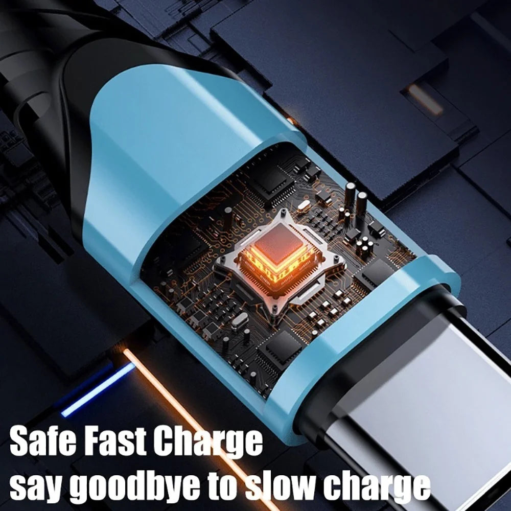 240W USB-C PD QC4.0 Fast Charging Cable | iPhone & MacBook