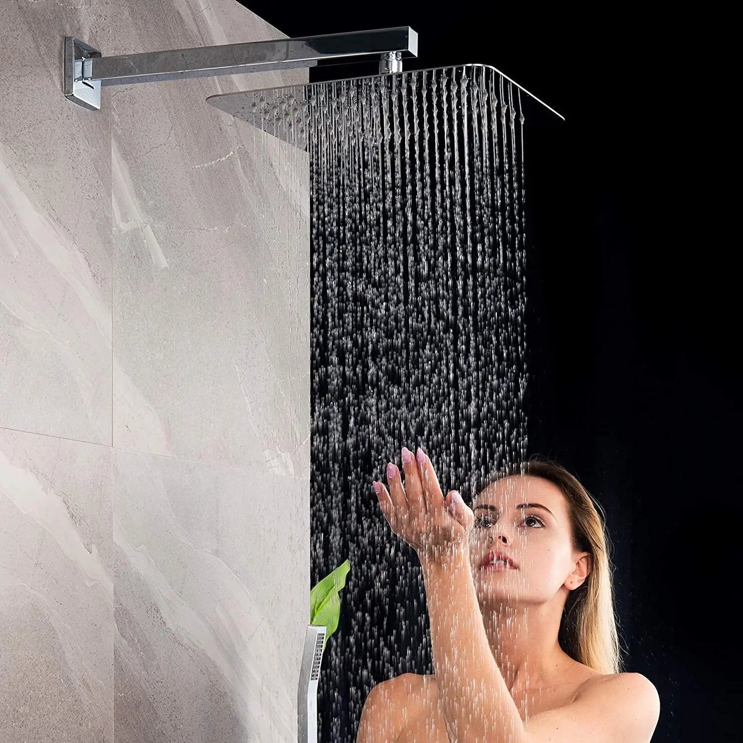 Stainless Steel Shower Extension Arm | Wall-Mounted 30/40cm