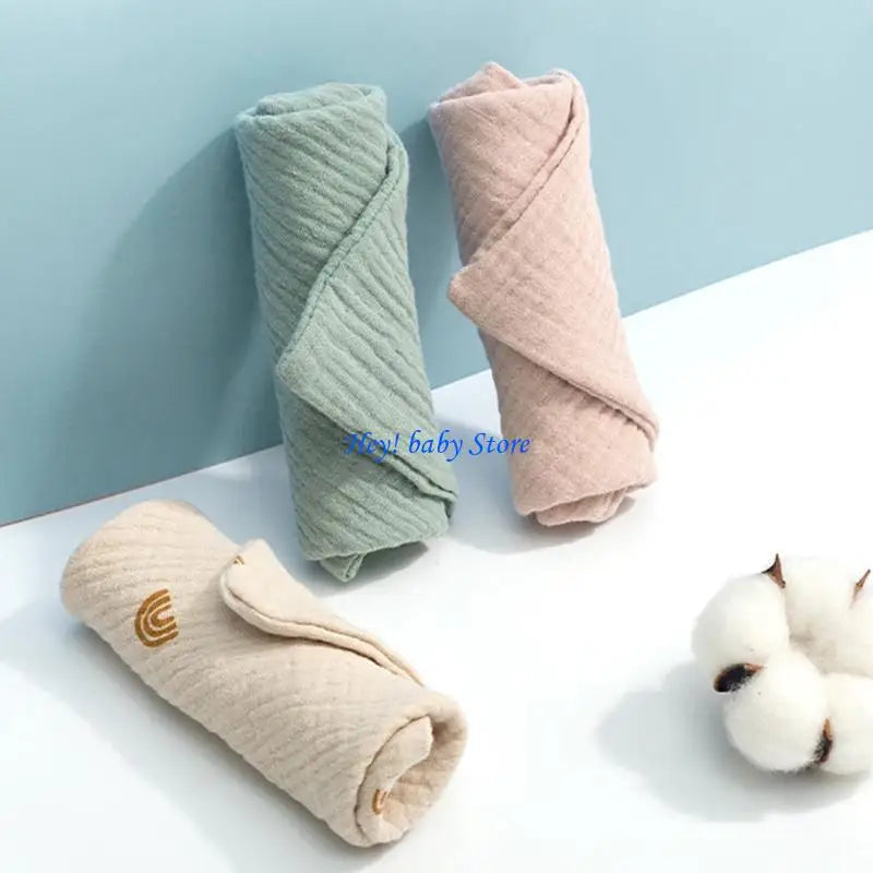 5-Pack Soft Cotton Face Towels & Bibs for Newborns
