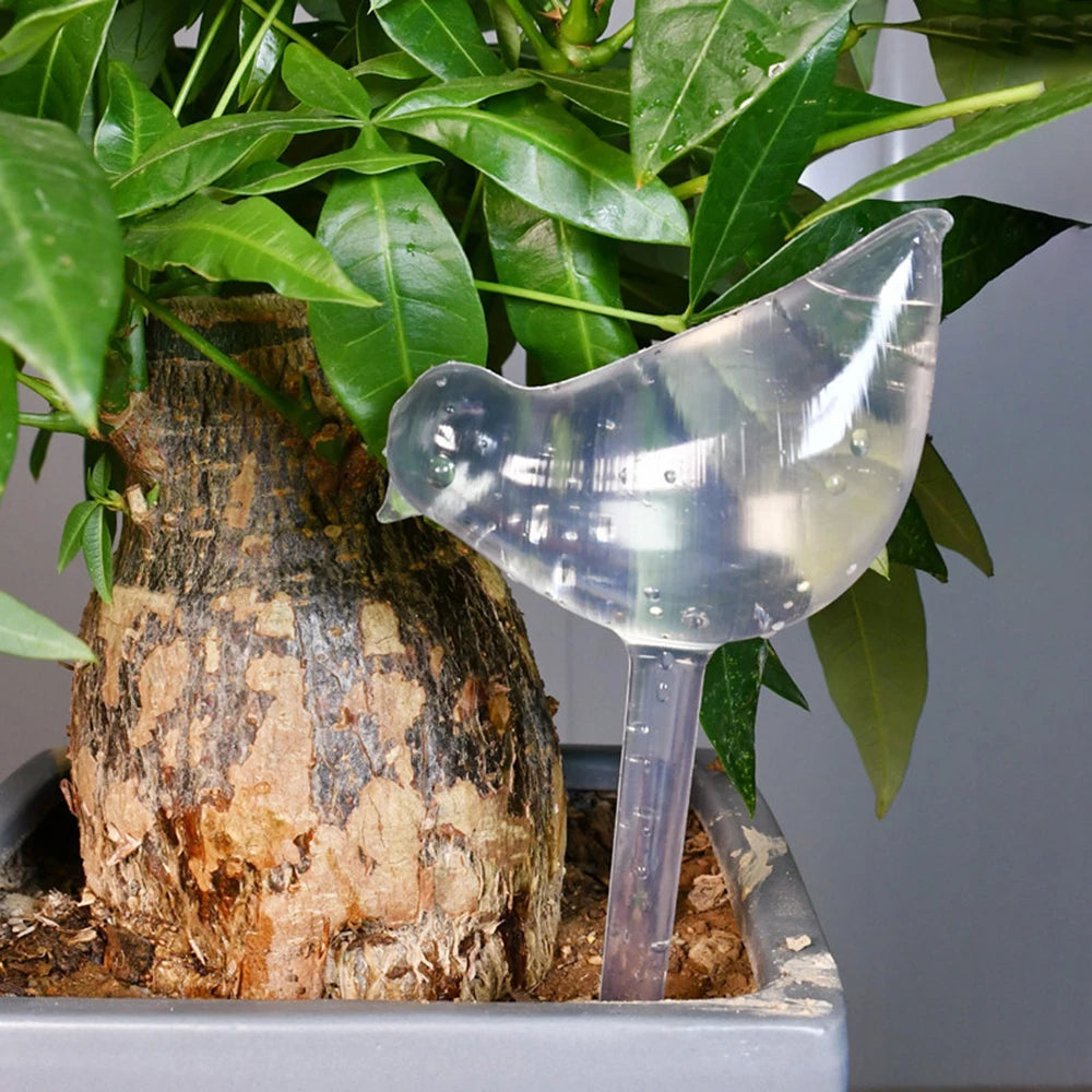 5 Packs Bird-Shaped Self-Watering Globes Perfect For Automatic Flower Watering And Home Garden Tools Drip Water Seepage Device Peaceful Pleasures Health and Wellness