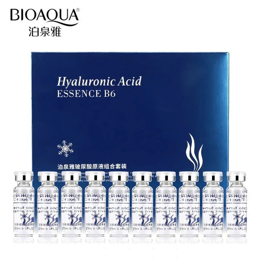 BIOAQUA Hyaluronic Acid Serum Set 10pc | Anti-Aging Moisturizer Facial Serum Set Peaceful Pleasures Health and Wellness RED