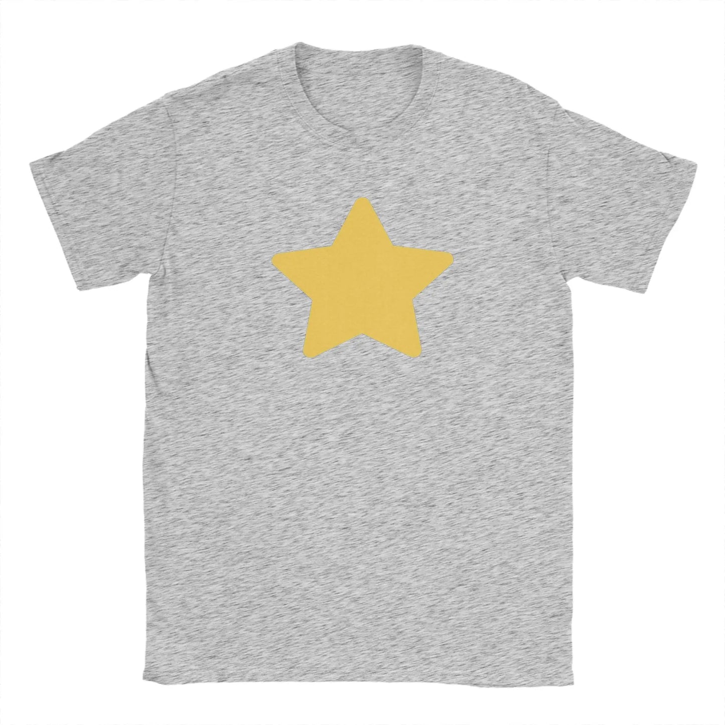 Stevens Universes Men's T Shirt Cartoon Novelty Tees Short Sleeve Crew Neck T-Shirts Pure Cotton Gift Idea Clothes Peaceful Pleasures Health and Wellness GRAY 6XL