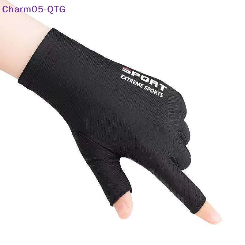 New One size Spring summer 1 Pair Anti-UV Men Women Fishing Gloves Sunscreen Antiskid Breathable Cycling Sport Gloves Fishing Peaceful Pleasures Health and Wellness
