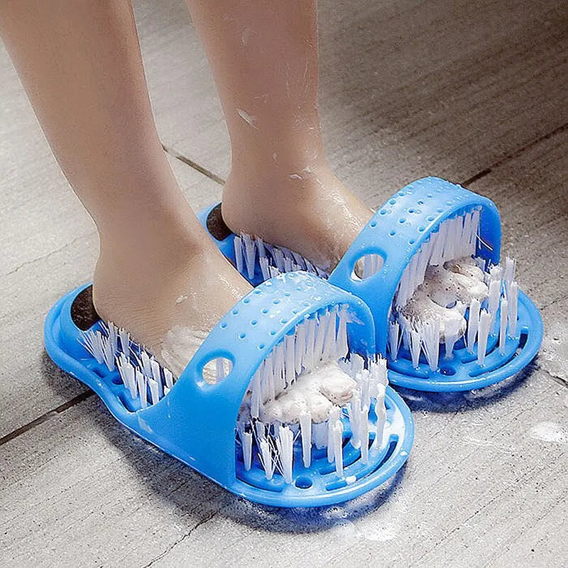Foot File Foot Washing Tool Lazy Person Foot Brush Shoe Grinding Foot Stone Massage Dead Skin Remova Foot Repair Slippers Peaceful Pleasures Health and Wellness