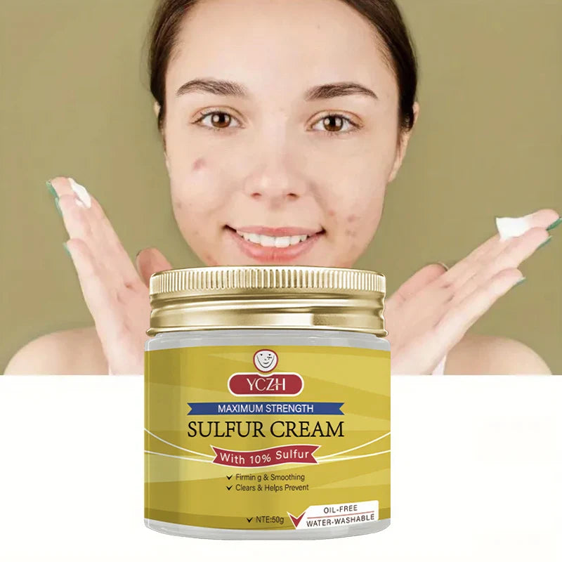 YCHZ Sulfur Cream – Pore Minimizing, Firming & Oil Control 50g
