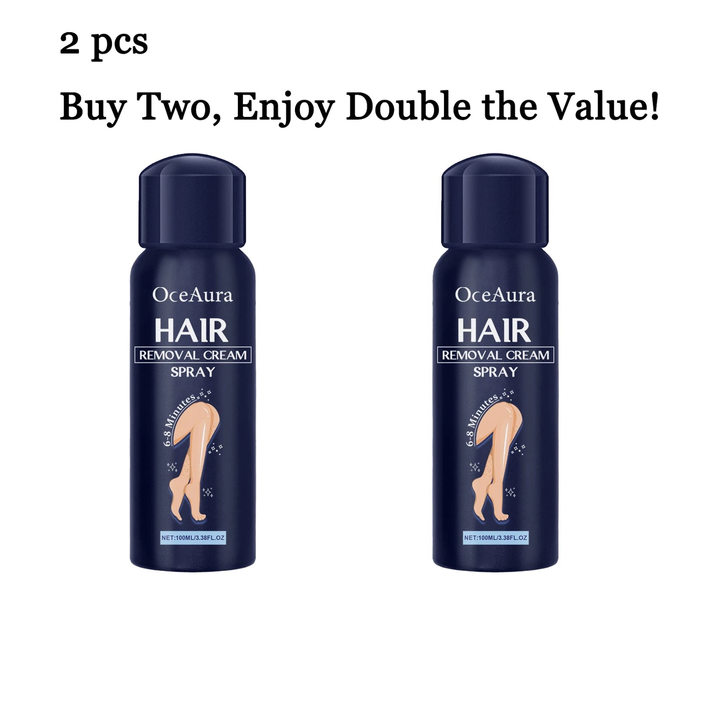 Aloe Vera Hair Removal Spray – Gentle & Non-Irritating | 100ml