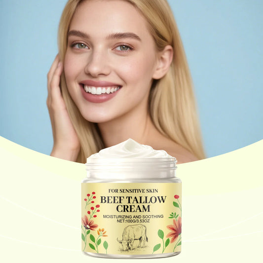 Beef Tallow Body Cream for Moisturizing Skin and Comfort Peaceful Pleasures Health and Wellness