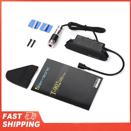 SKYSONIC T-902 Acoustic Guitar Active Soundhole Pickup Magnetic Peaceful Pleasures Health and Wellness